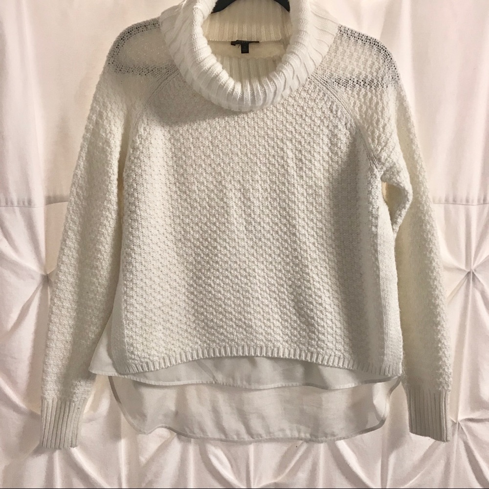 The Limited White Turtle Neck Sweater
